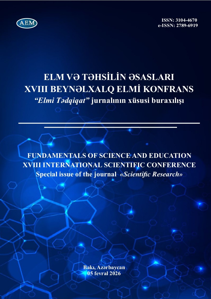 FUNDAMENTALS OF SCIENCE AND EDUCATION XVIII INTERNATIONAL SCIENTIFIC CONFERENCE 